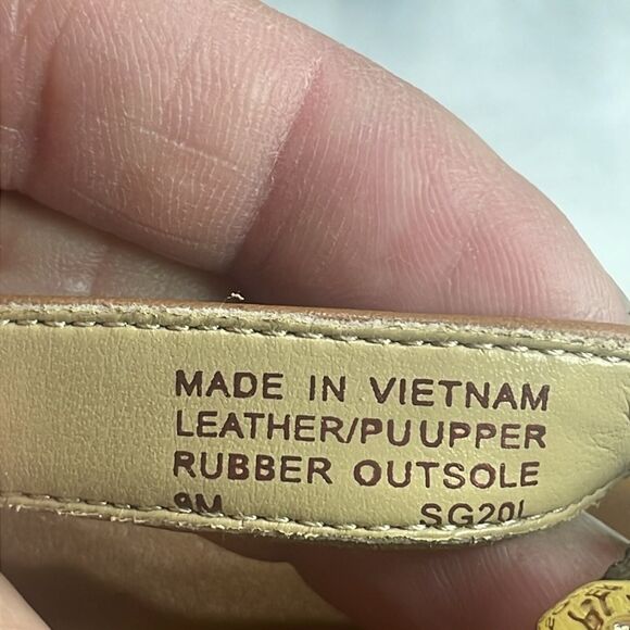 Michael Kors Women's SIDNEY MID Wedge Sandals, MK SIG SEMI LUX, Size 9 M, Brown - Picture 8 of 11